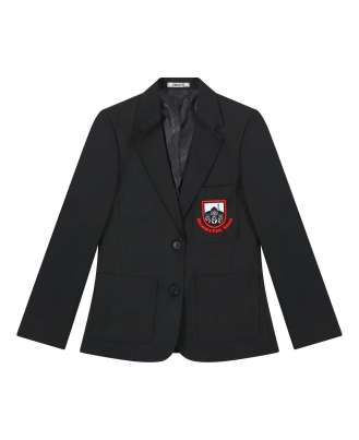 Girls Blazer with Emb Logo 
